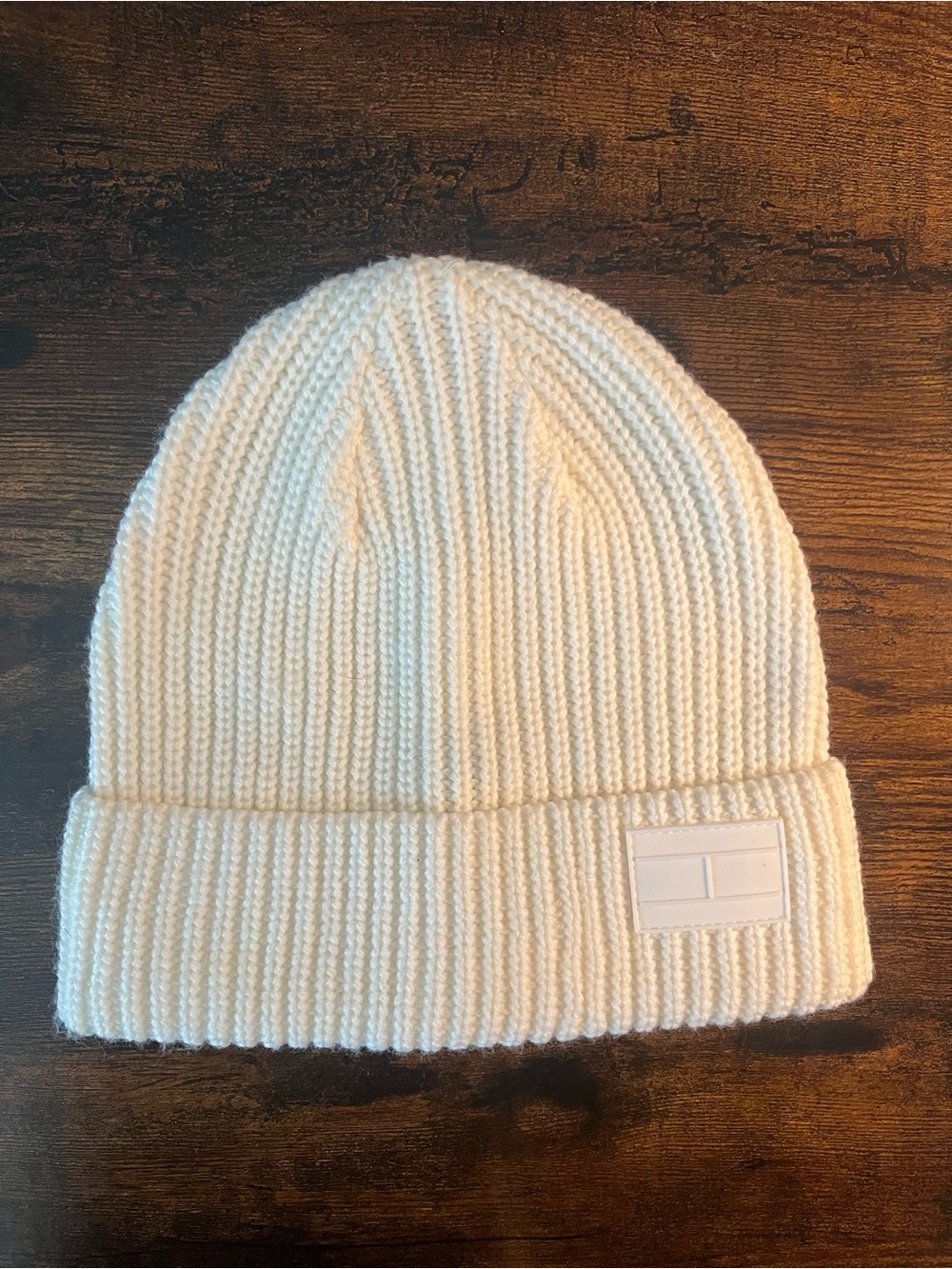 Tommy Hilfiger Cream Beanie
